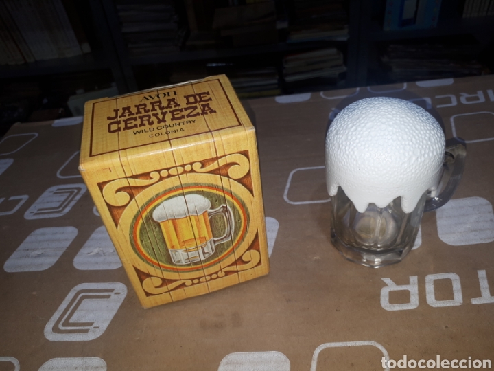 Miniature di profumi antiche: BOTELLA DE PERFUME EN FORMA DE JARRA DE CERVEZA AVON VACIA