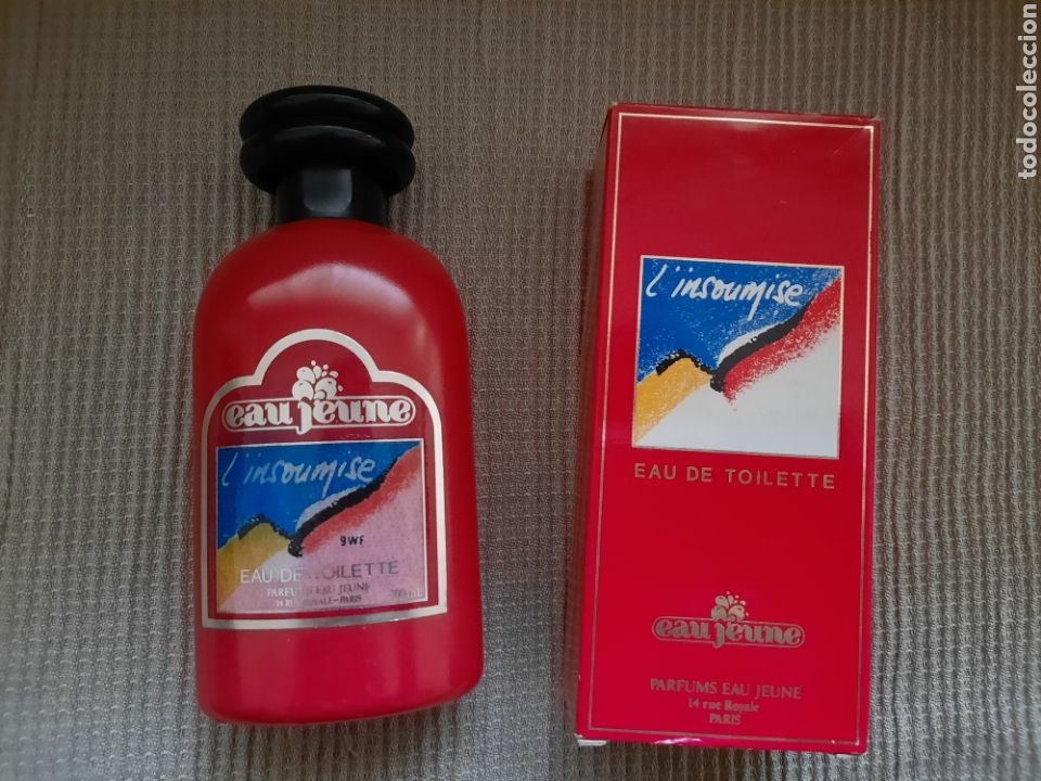 Miniaturas de perfumes antiguos: L INSOUMISE EAUJEUNE 200ML. - Foto 1