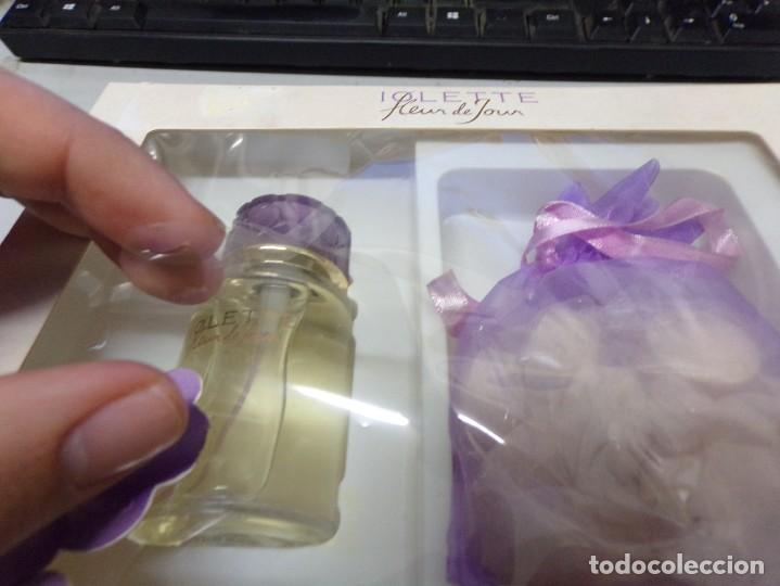 Miniaturas de perfumes antiguos: colonia violette heur de jour eau de toilette vaporisateur sels de bain nuevo resto tienda - Foto 3 - 322487823