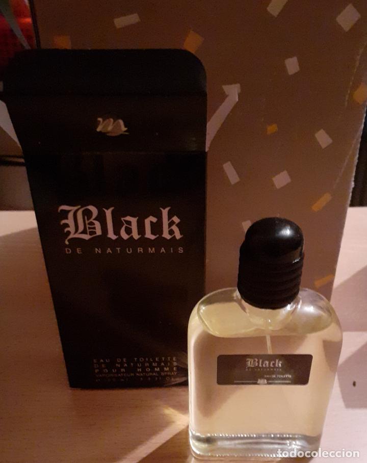 Miniature di profumi antiche: Agua de colonia Black de naturmais.