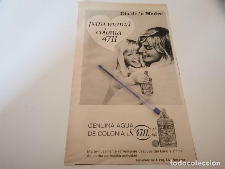 Miniature di profumi antiche: COLONIA PERFUME AGUA DE COLONIA N 4711 REVERSO GAFAS POLAROID ANUNCIO PUBLICIDAD REVISTA A&Ntilde;O 1969