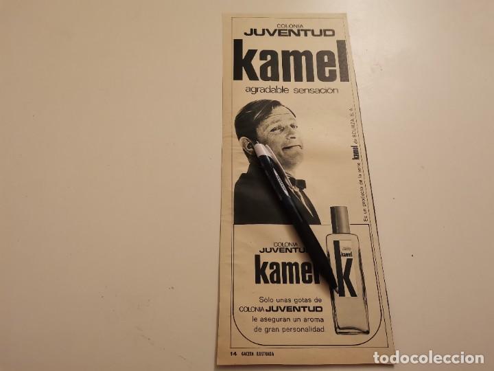 Miniature di profumi antiche: COLONIA JUVENTUD KAMEL ANUNCIO PUBLICIDAD REVISTA 1969 ESPECIAL PARA ENMARCAR