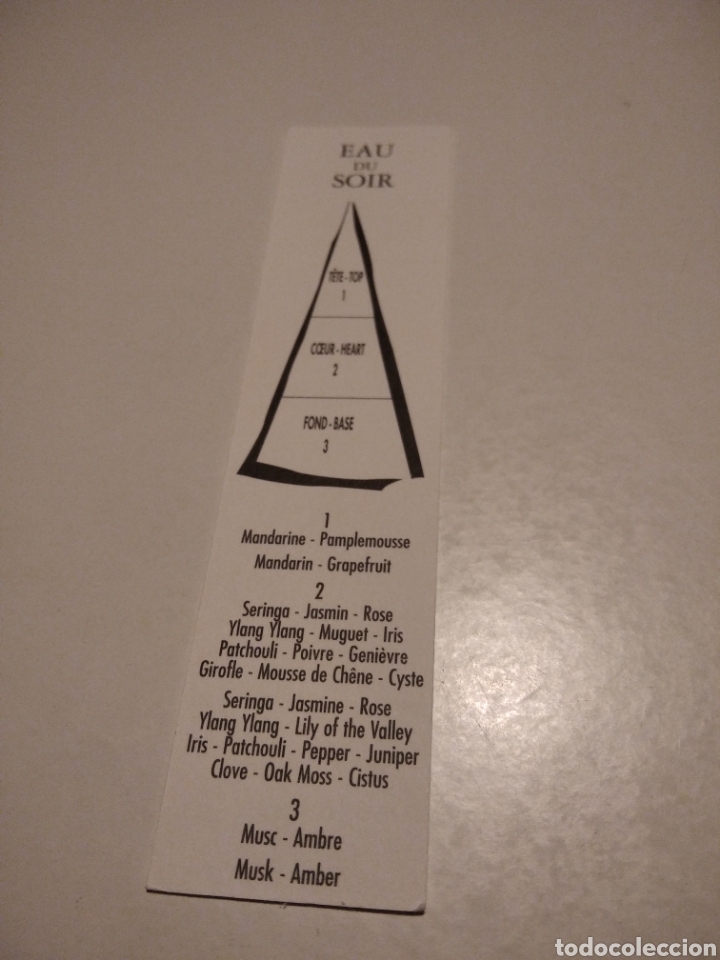 Miniaturas de perfumes antiguos: Mouillette EAU du SOIR - Foto 2
