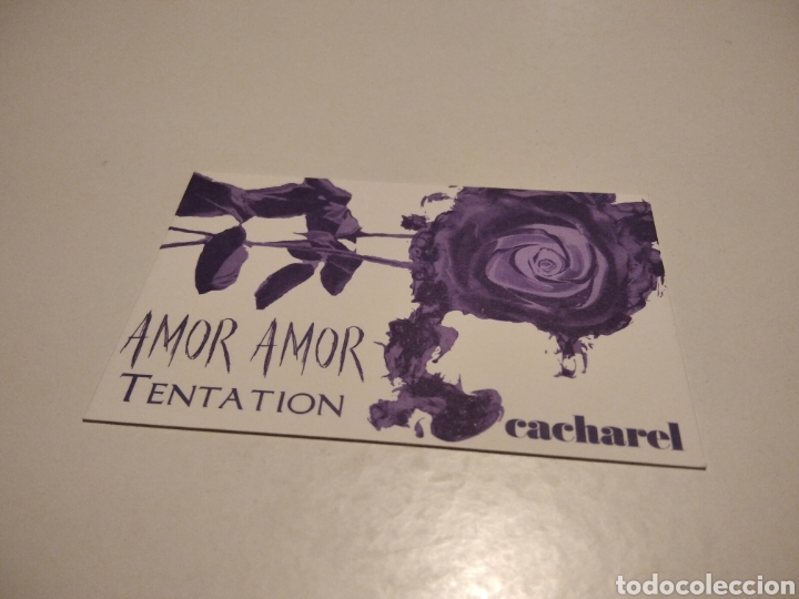 Miniaturas de perfumes antiguos: Mouillette amor amor tentation cacharel