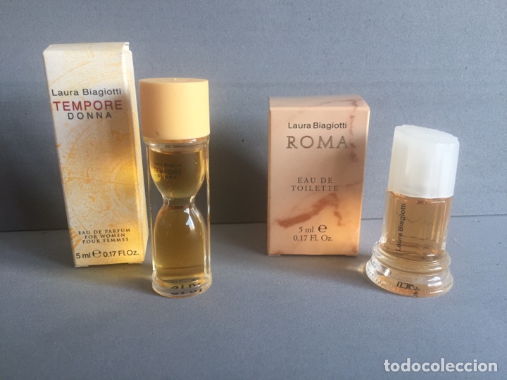 Miniaturas de perfumes antiguos: Miniaturas perfume Laura Biagotti