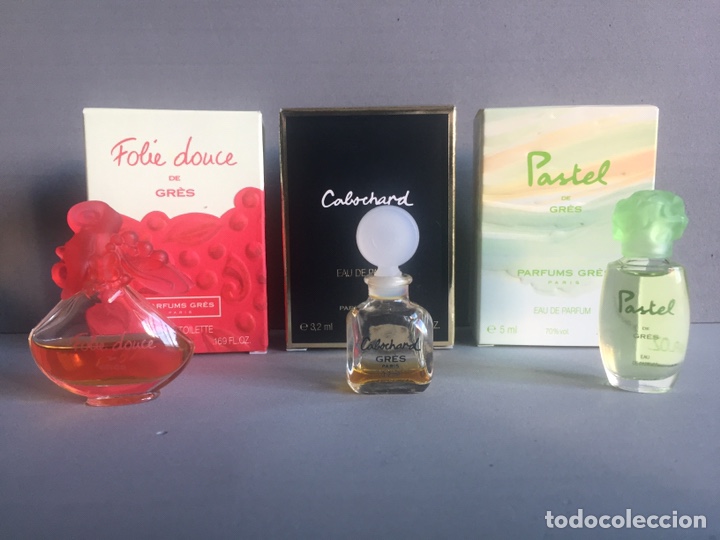 Miniaturas de perfumes antiguos: Miniaturas perfume Gres