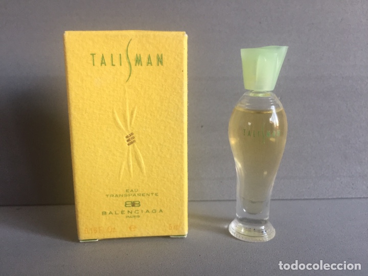 Miniaturas de perfumes antiguos: Miniatura perfume Talism&aacute;n Balenciaga