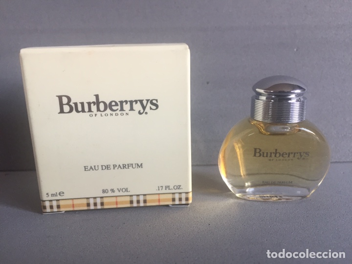 Miniaturas de perfumes antiguos: Miniatura perfume Burberrys