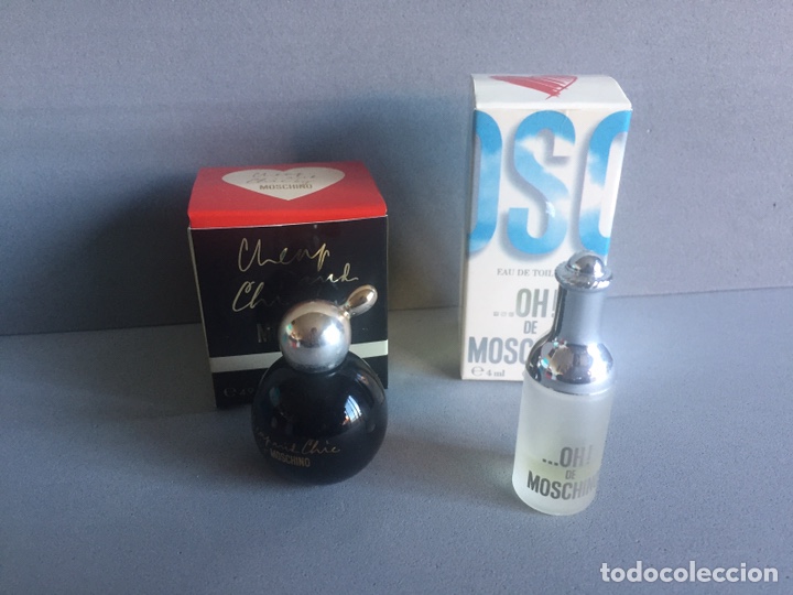 Miniaturas de perfumes antigos: Miniaturas perfume Moschino