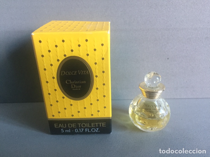 Miniaturas de perfumes antigos: Miniatura perfume Dior. Dolce Vita