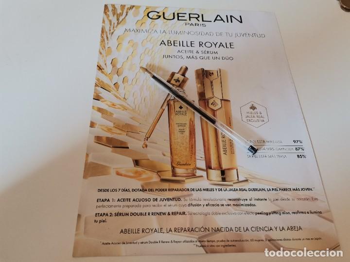 Miniaturas de perfumes antiguos: PERFUME COLONIA GUERLAIN PAR&Iacute;S ABEILLE ROYALE ANUNCIO PUBLICIDAD REVISTA 2021