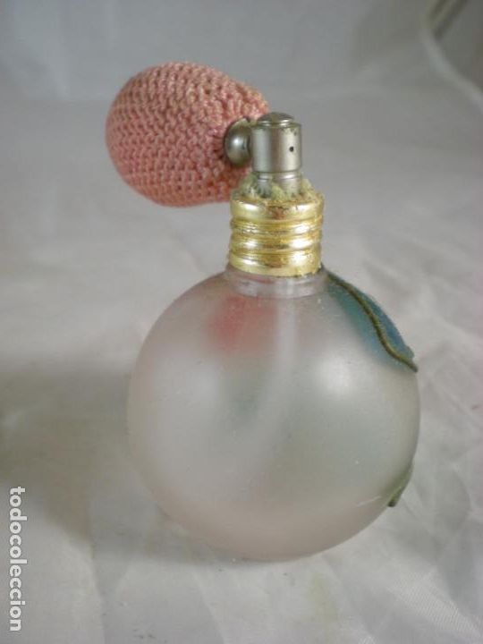 Miniaturas de perfumes antiguos: Lote 2 Perfumera de Pera + Botella Avon Lavender - Foto 6