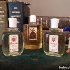 Miniaturas de perfumes antiguos: LOTE MYRURGIA 2 HIDALGO PROMESA/BRILLANTINA. Lote 251531200