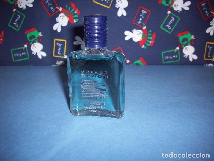 Miniaturas de perfumes antiguos: vorago action after shave 10ml - Foto 3