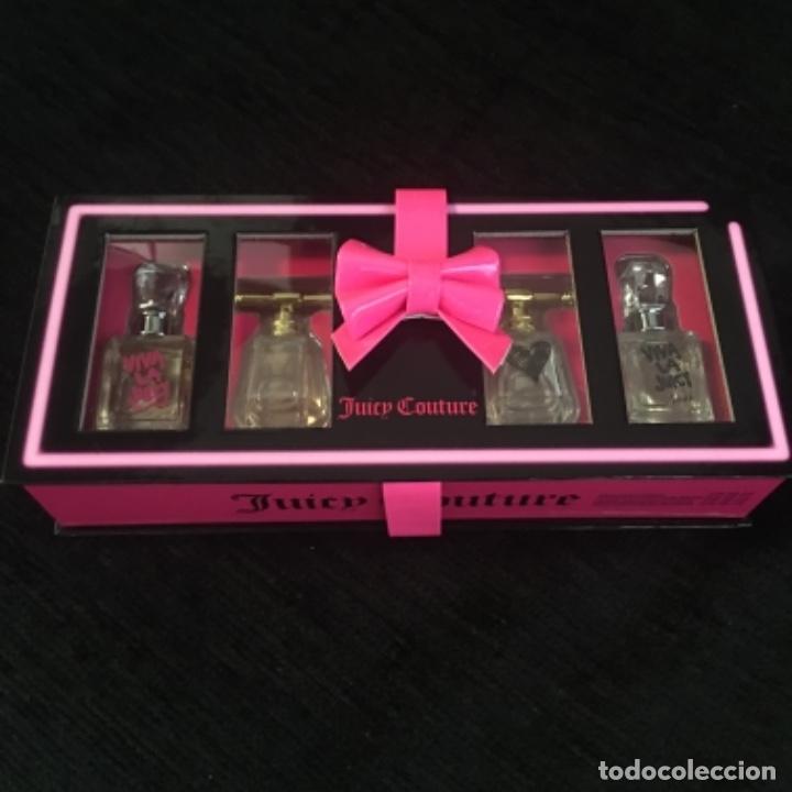 Miniaturas de perfumes antigos: Miniaturas perfume JUICY COUTURE - cofre original