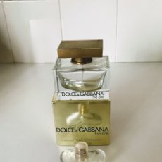 Miniaturas de perfumes antiguos: LOTE DE DOS FRASCOS PERFUME “THE ONE” Y “LOVE”. Lote 258142570