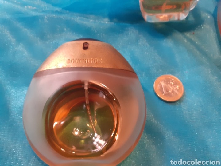Miniaturas de perfumes antiguos: Lote 3 botellas de perfume - Foto 2