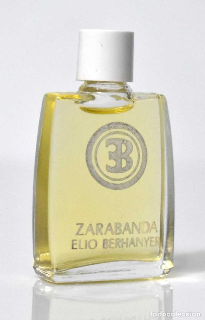 Miniaturas de perfumes antigos: Perfume miniatura Zarabanda de Elio Berhanyer, lleno