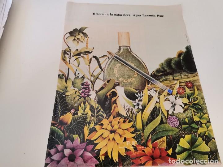 Miniaturas de perfumes antiguos: COLONIA PERFUME AGUA LAVANDA PUIG ANUNCIO PUBLICIDAD 1972
