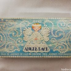 Miniaturas de perfumes antiguos: ANTIGUA CAJA JABONES DE LUJO PERFUMADOS DE ANGEL LACE. AVON COSMETICOS. ALCALÁ DE HENARES.. Lote 363292830