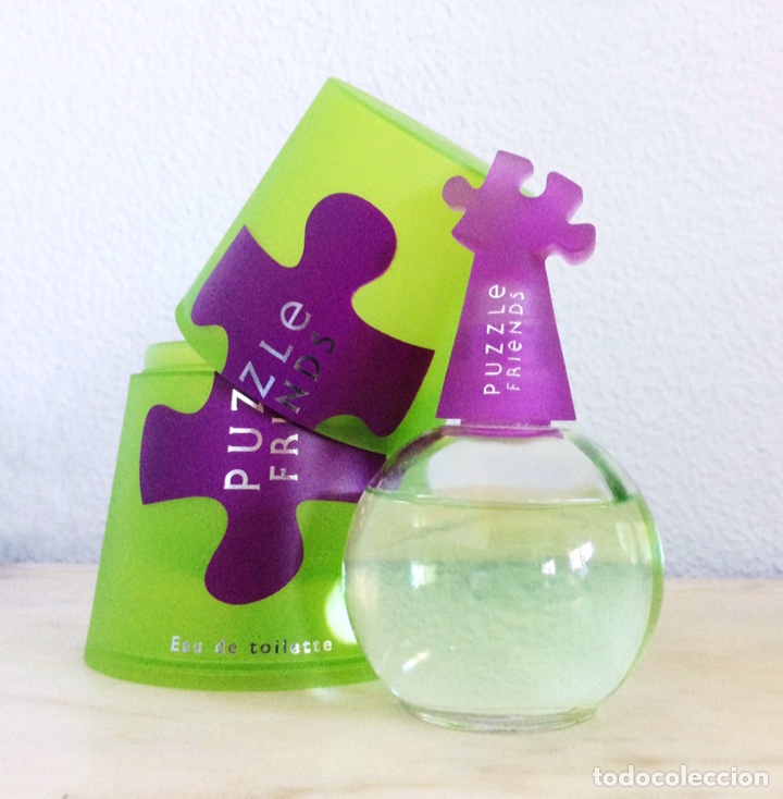 Miniaturas de perfumes antiguos: Edici&oacute;n limitada colonia Puzzle. A&ntilde;os 90
