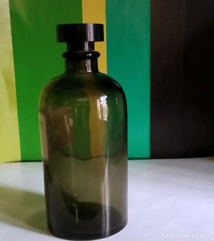 Miniaturas de perfumes antiguos: BALMAIN botella frasco vac&iacute;o EAU DE VENT VERT - Foto 4
