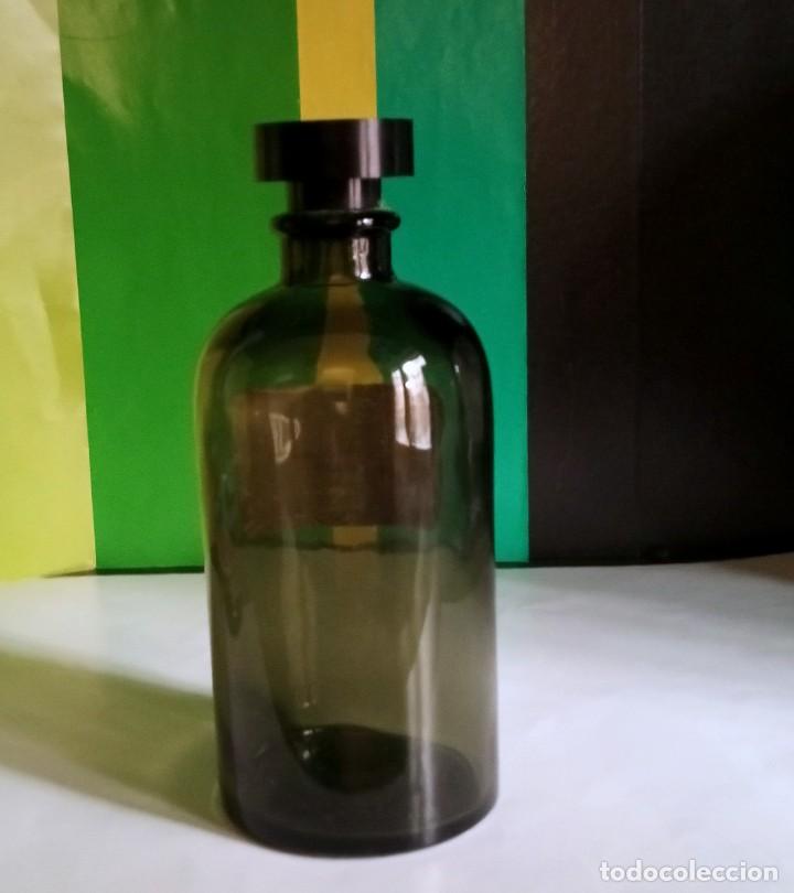 Miniaturas de perfumes antiguos: BALMAIN botella frasco vac&iacute;o EAU DE VENT VERT - Foto 5