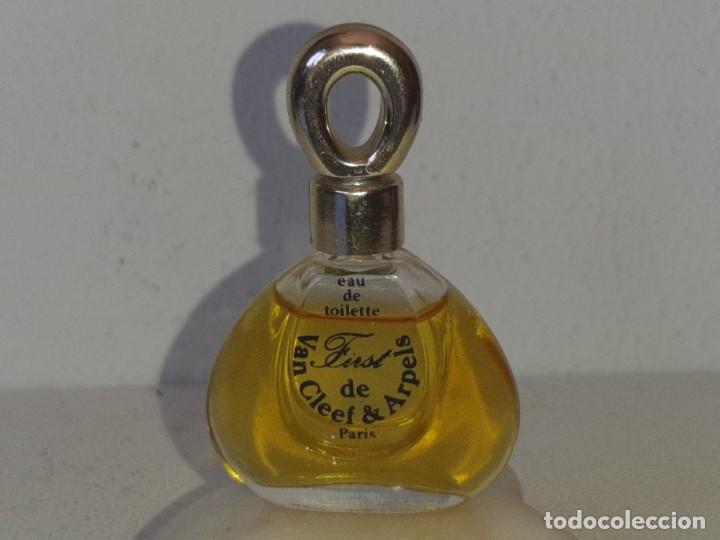 Miniaturas de perfumes antiguos: ANTIGUA MINIATURA DE PERFUME FIRST DE VAN CLEEF & ARPELS PARIS 5.5 ML DESCATALOGADA A&Ntilde;OS 90