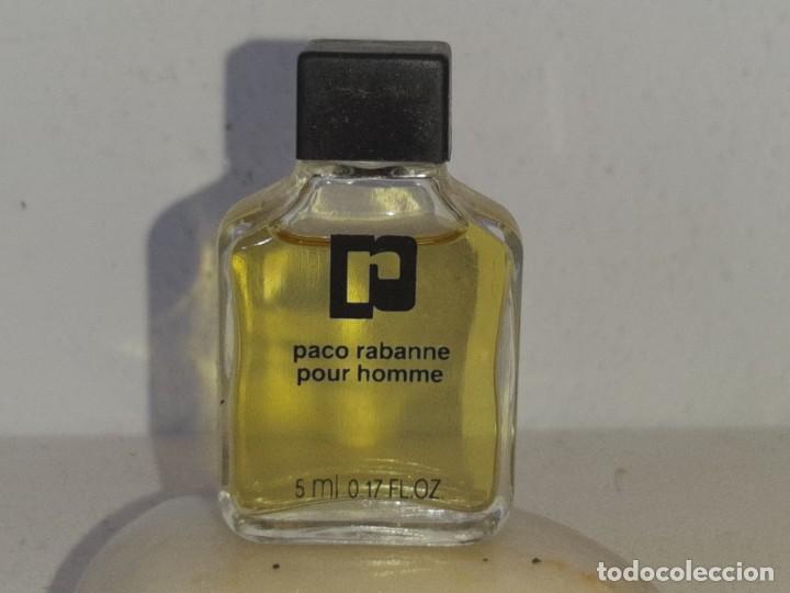 Miniaturas de perfumes antiguos: ANTIGUA MINIATURA DE PERFUME PACO RABANNE POUR HOMME 5 ML DESCATALOGADA A&Ntilde;OS 90