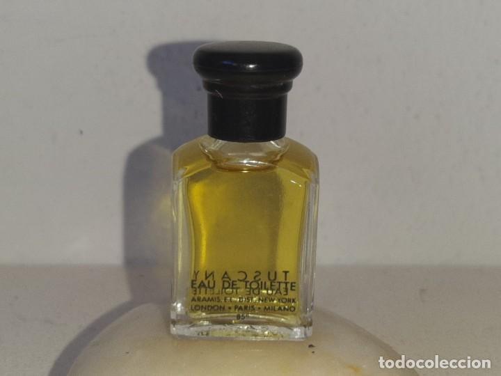 Miniaturas de perfumes antiguos: ANTIGUA MINIATURA DE PERFUME TUSCANY ARAMIS 5 ML DESCATALOGADA A&Ntilde;OS 90
