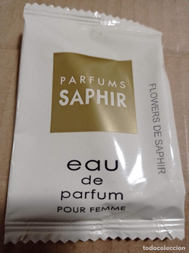 &Eacute;chantillons de parfums anciens: EAU DE PARFUM SAPHIR COLONIA PERFUME MINIATURA PRUEBA