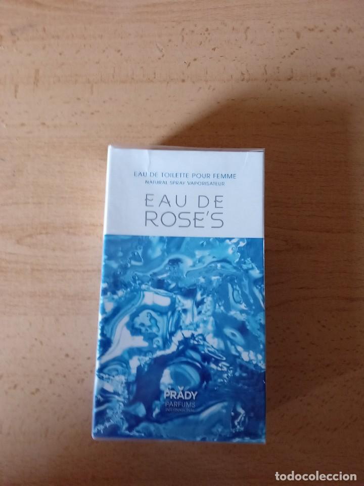 Miniaturas de perfumes antiguos: EAU DE ROSES. - Foto 1
