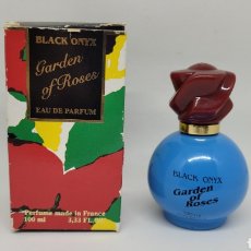 Miniaturas de perfumes antiguos: PERFUME BLACK ONYX GARDEN OF ROSES. VAPORIZADOR. 100 ML. MADE IN FRANCE.. Lote 340966388