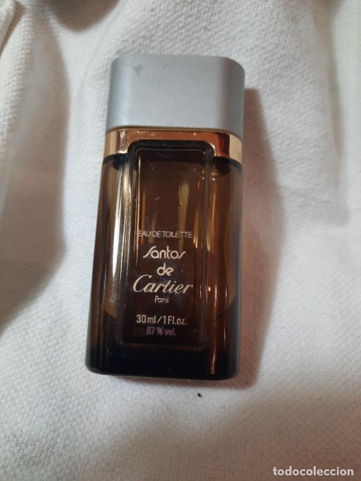 Miniaturen von alten Parf&uuml;men: Botella perfume SANTOS, de CARTIER