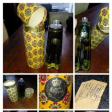 Miniaturas de perfumes antiguos: PERFUME MYRNA PONS EL TARRO GRANDE Y LA CAJA ORIGINAL, IDEAL PARA REPONER TARROS PEQUEÑOS