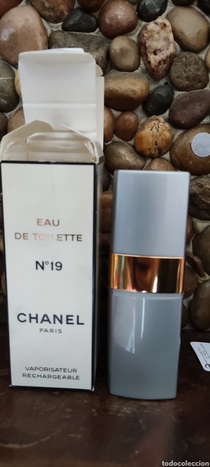 &Eacute;chantillons de parfums anciens: PERFUME EAU DE TOILETTE No 19 CHANEL 100 ml LLENO VINTAGE