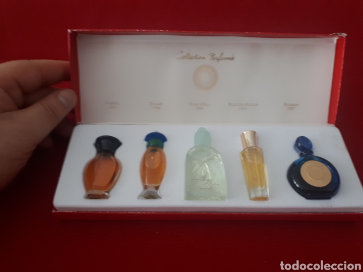 Miniatures of antique perfumes: Estuche 5 miniaturas COLECCION PERFUMES ROCHAS leer descripci&oacute;n