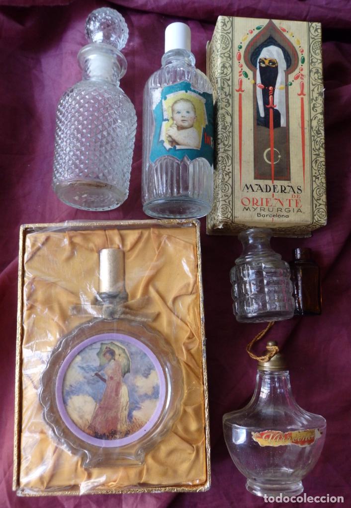 Miniaturas de perfumes antigos: LOTE DE 7 FRASCOS DE PERFUME ANTIGUOS VINTAGE