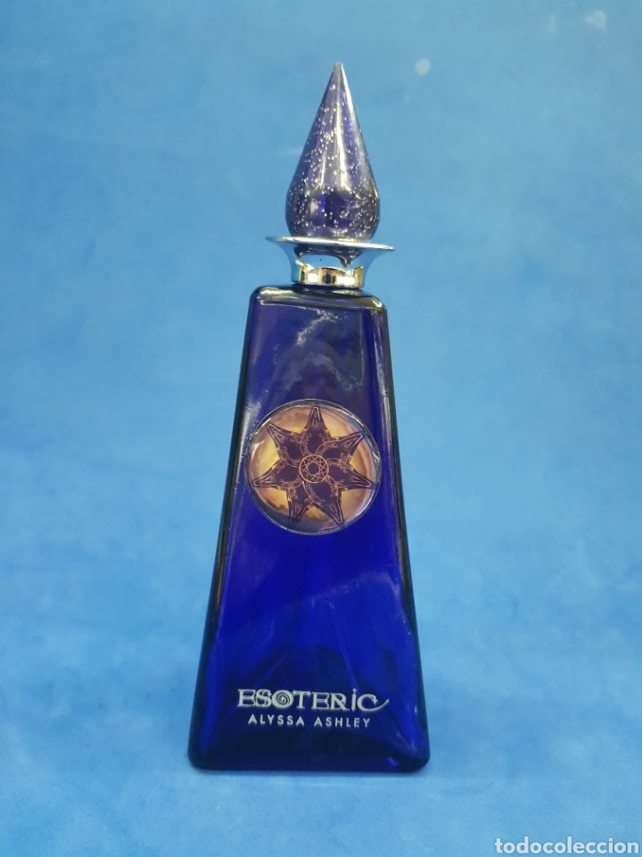 Miniaturas de perfumes antiguos: Esoteric Alyssa Ashley , frasco perfume 100ml vacio
