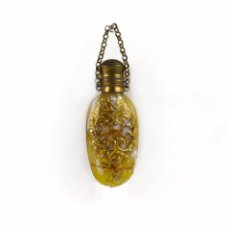 Miniaturas de perfumes antiguos: BOTELLA DE PERFUME, PERFUMERO - CHATELAINE -FRANCIA, S.XIX. Lote 281876283