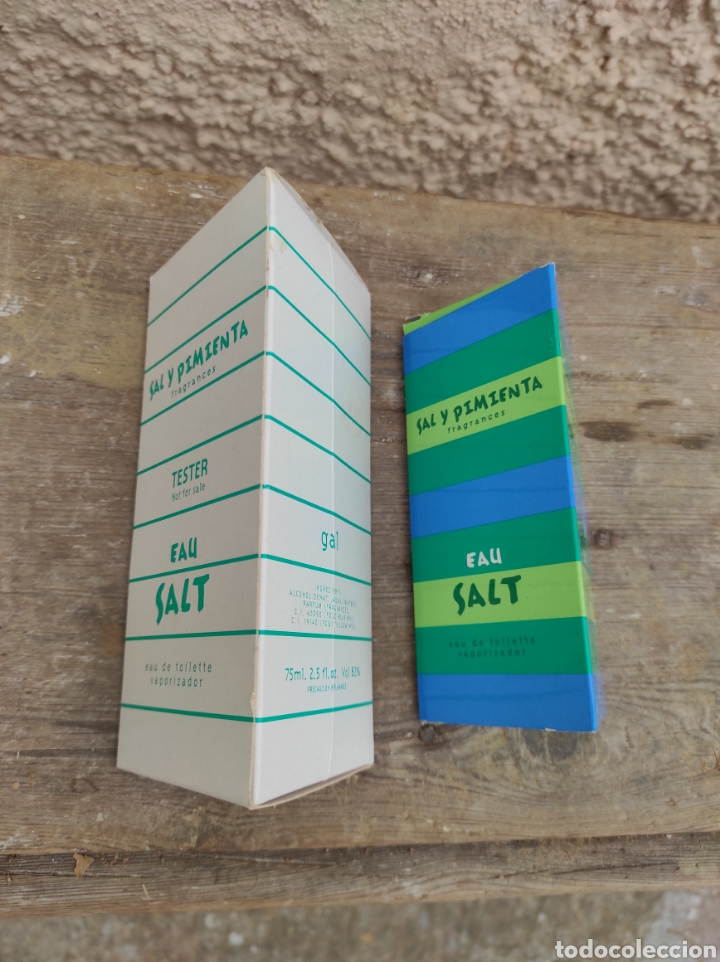 Miniature di profumi antiche: Antiguas Cajas Colonia Sal y Pimienta de Gal