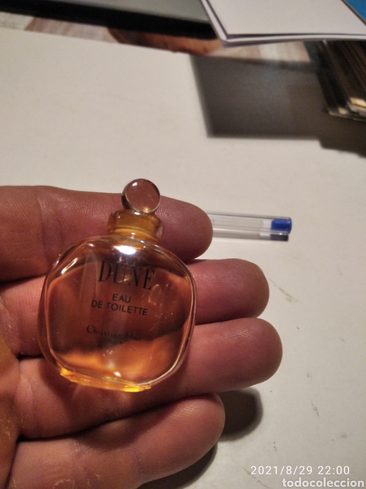 Miniaturas de perfumes antigos: Peque&ntilde;o frasco Colonia DUNE Christian Dior