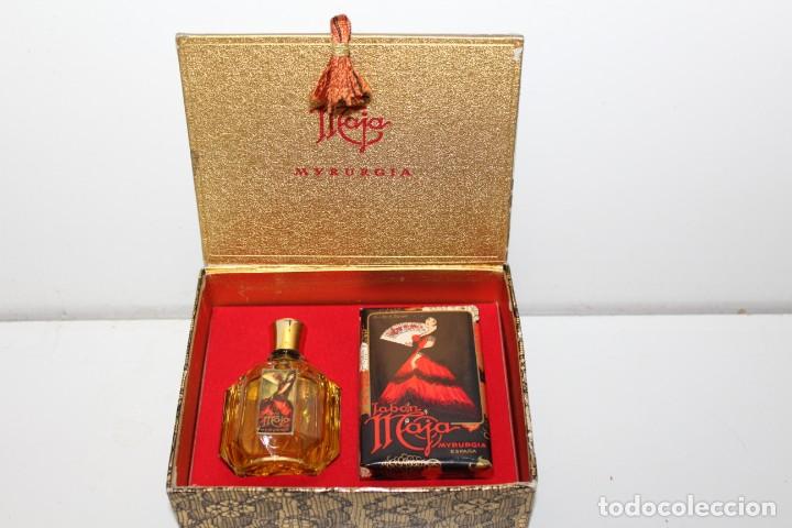 antiguo estuche perfume y jabon maja myrurgia e - Comprar Miniaturas de perfumes y envases en todocoleccion - 284658433