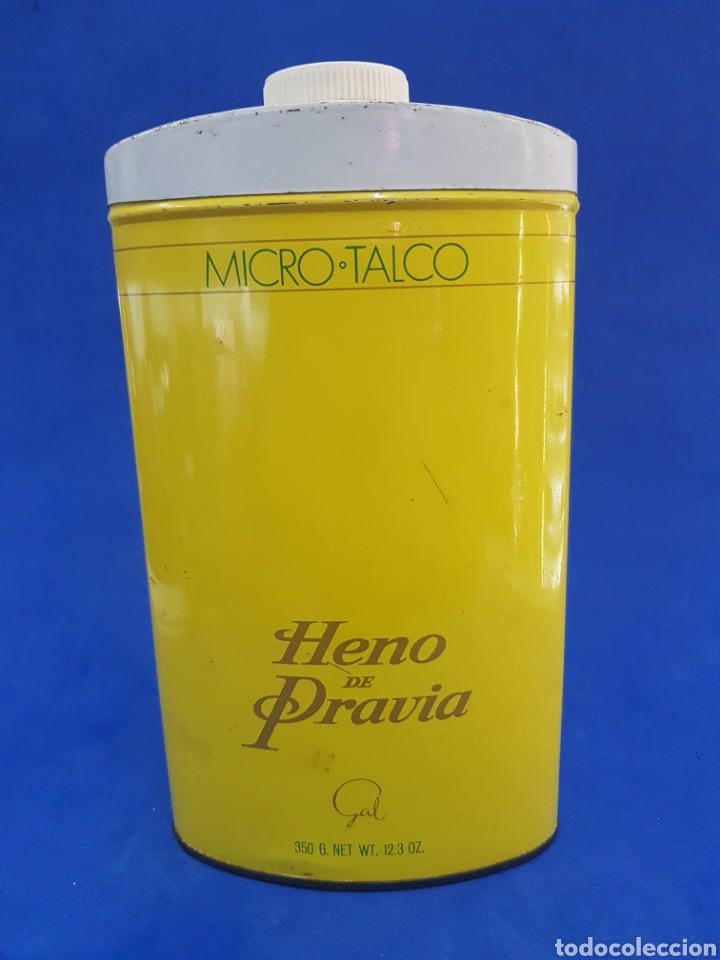 Miniature di profumi antiche: Heno de Pravia Polvos de Talco 350grs, a&ntilde;os 1970