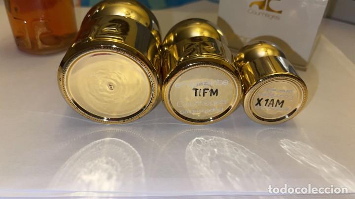 Miniaturas de perfumes antiguos: LOTE DE 5 FRASCOS DE PERFUME AC COURRÉGES PARIS EAU DE TOILETTE PIEZA COLECCIONISMO DESCATALOGADOS - Foto 7 - 285207573