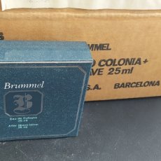 Miniaturas de perfumes antiguos: BRUMMEL - CAJA COMPLETA - MINIATURAS - ESTUCHES DUO COLONIA + AFTER SHAVE 25 ML - BARCELONA - ÚNICO
