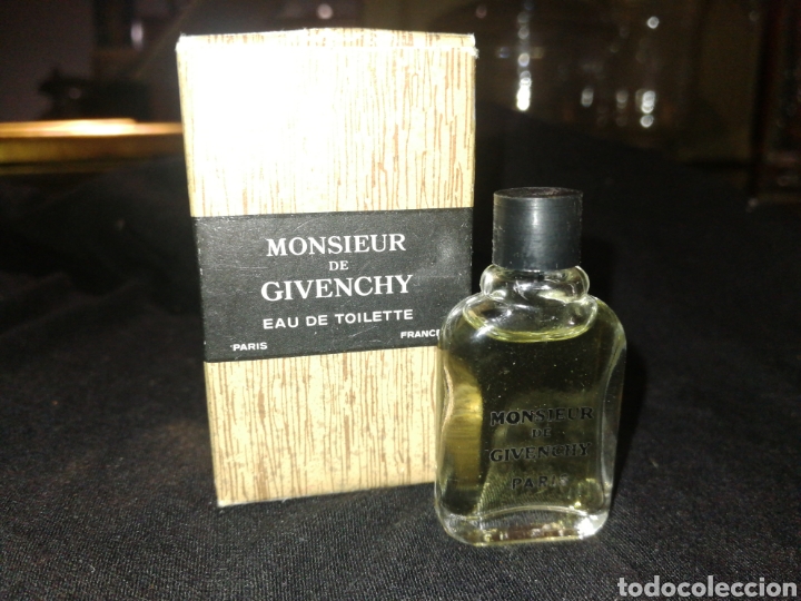 Miniatures of antique perfumes: MINIATURA GIVENCHY, MONSIEUR, ES LA EDICI&Oacute;N ANTIGUA, SIN USO, LLENO. &Ntilde;Z