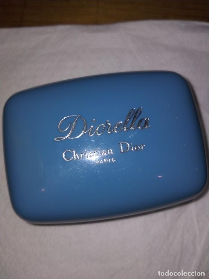 Miniaturas de perfumes antigos: PASTILLA DE JAB&Oacute;N CHRISTIAN DIOR DIORELLA PARIS ORIGINAL
