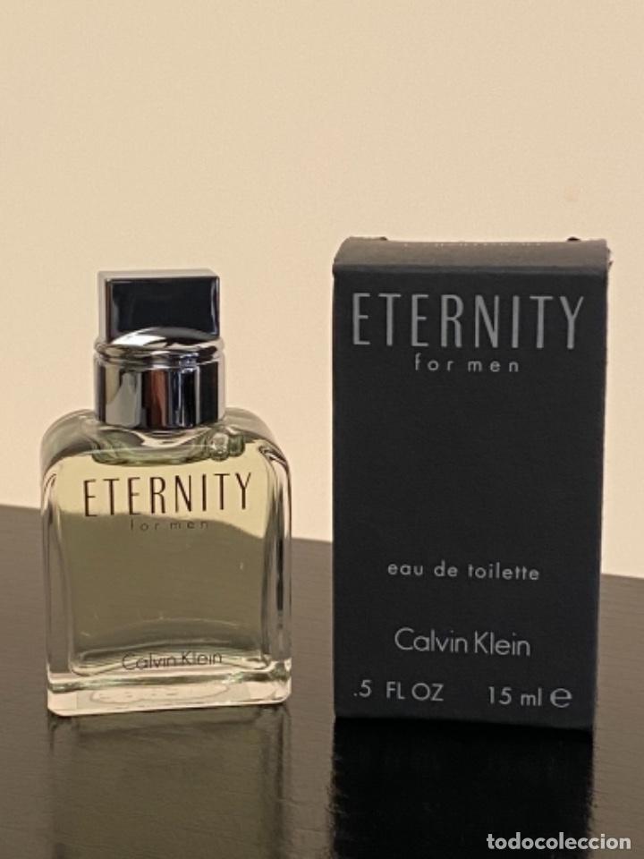 Miniaturas de perfumes antigos: Perfume miniatura ETERNITY FOR MEN - CALVIN KLEIN