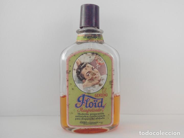 Miniaturas de perfumes antiguos: MASAJE FLOID MENTOLADO EL GENUINO HAUGROLIZADO - SIN ABRIR - 13 Cm DE ALTO TOTAL